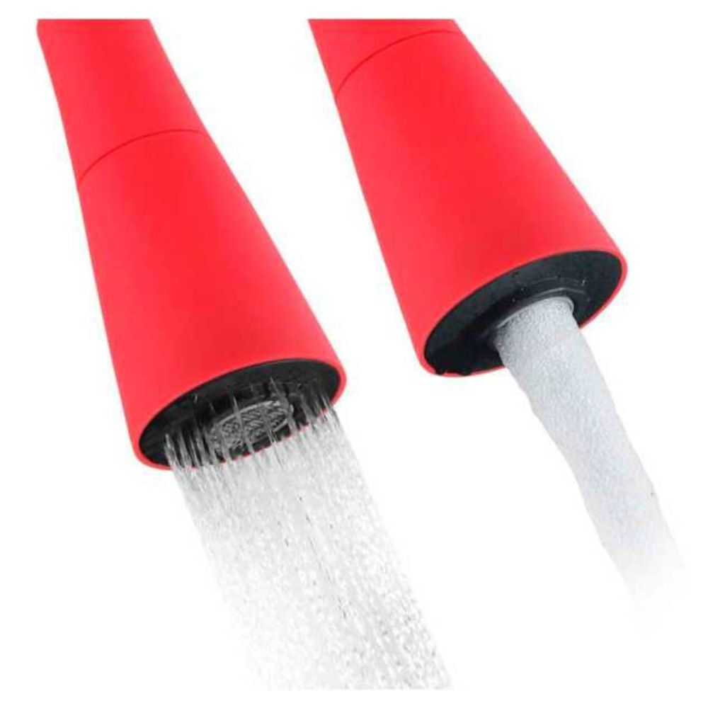 Torneira Cozinha Parede Flexível Duo Vermelha C70 6368 Leão